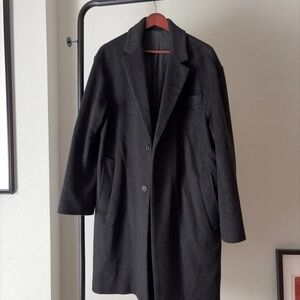 AMI Alexandre Mattiussi Wool Overcoat